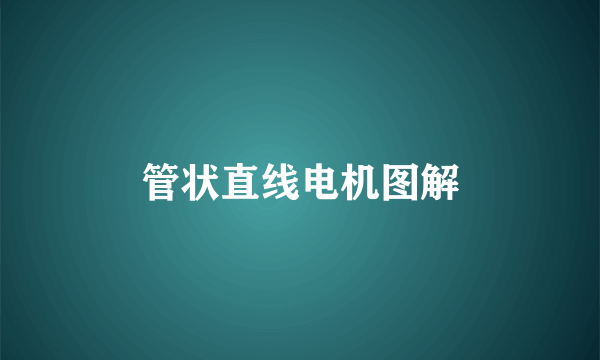 管状直线电机图解