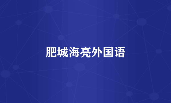 肥城海亮外国语