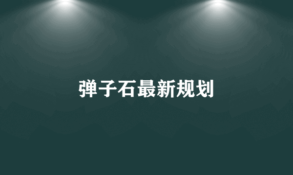 弹子石最新规划