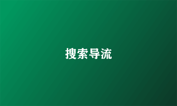 搜索导流