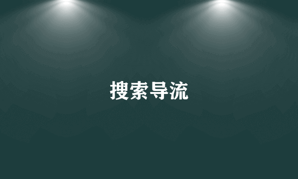 搜索导流