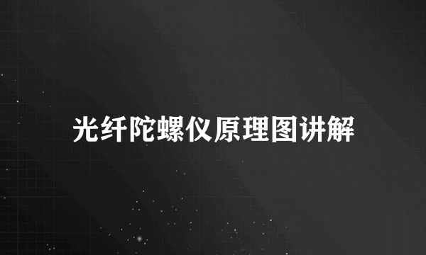 光纤陀螺仪原理图讲解