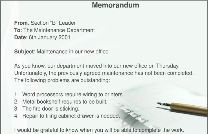 备忘录怎么写？