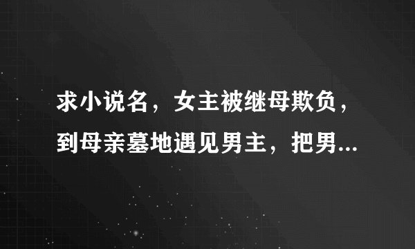 求小说名，女主被继母欺负，到母亲墓地遇见男主，把男主当成鬼，第二次见面在酒吧，他救了她，第三次她在
