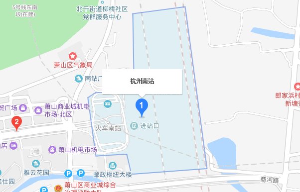 杭州南站在哪里?