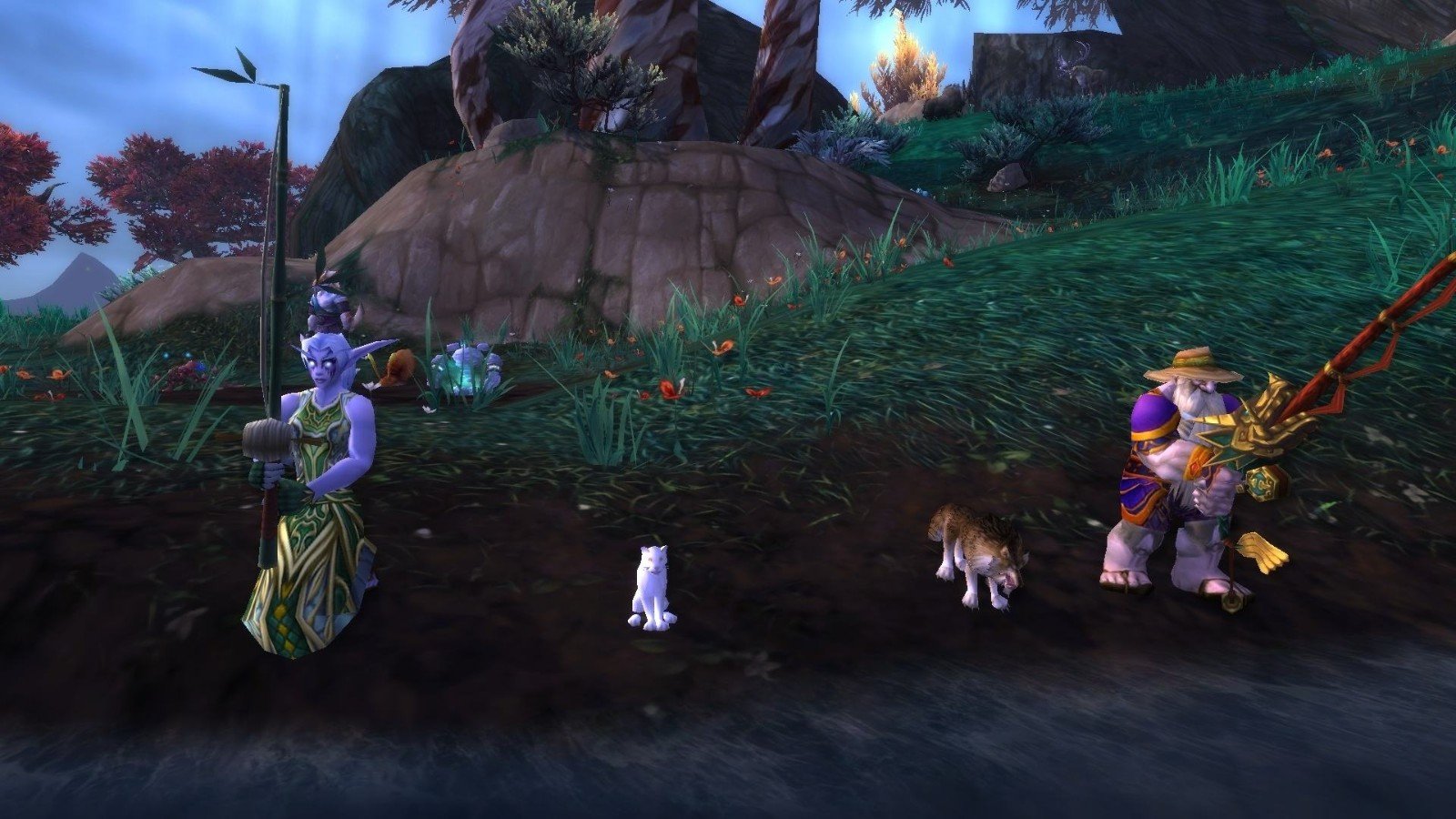 wow 钓鱼专家纳特.帕格 任务里面的四种鱼都在哪里钓？