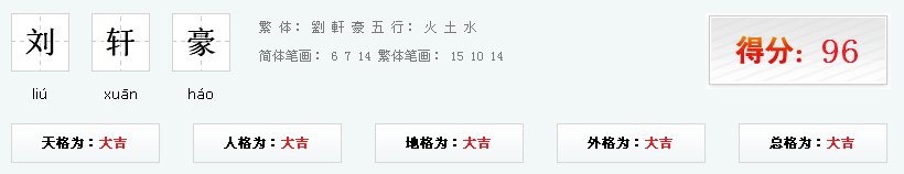 属马起名叫刘轩豪好吗？