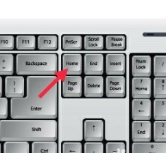 电脑上的home键在哪里