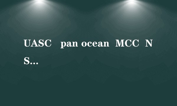 UASC   pan ocean  MCC  NSCSA  EMI中文意思,所属国家