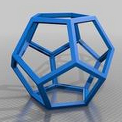 正二十面体展开图