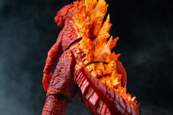 红莲哥斯拉怎么画霸气