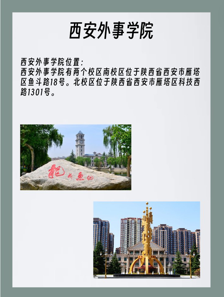 西安外事学院在哪个位置