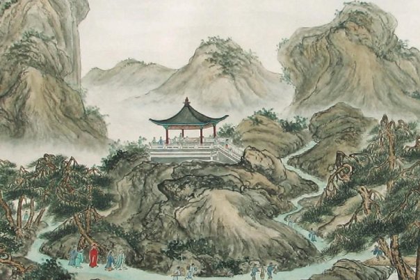 蔚然而深秀描写的是哪位名家