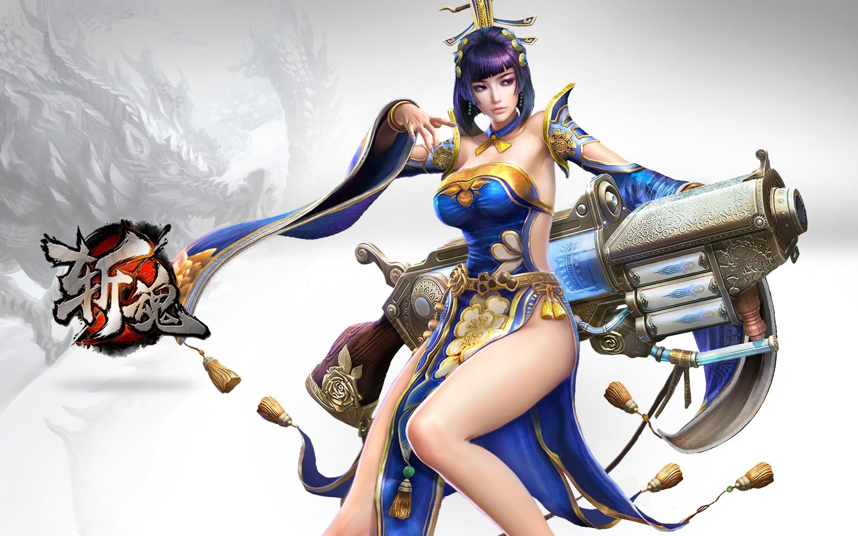 求《斩魂》药师此张图的壁纸！这张图太小了，做不了桌面。。。