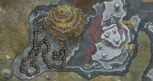 魔兽世界5.4。魂兽鬼脚蟹在哪里啊。去了海底不知道在哪里。下面有个地图。看下是不是。那一块是刷新点