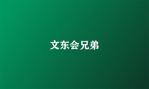 文东会兄弟