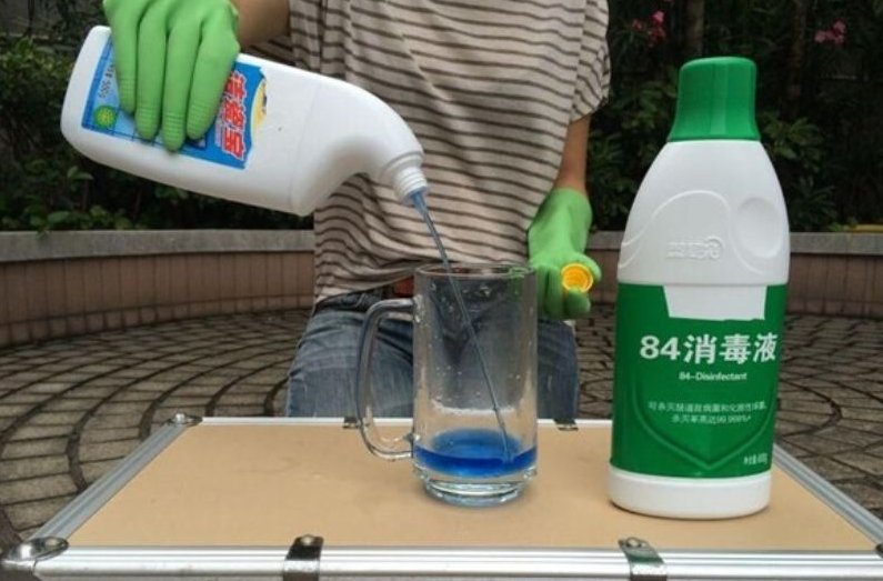 1瓶盖84加多少水?