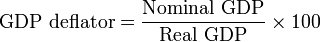 什么是GDP deflator