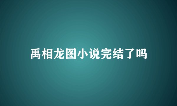 禹相龙图小说完结了吗