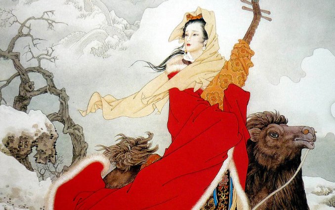 “沉鱼落雁”中的“沉鱼”是指：