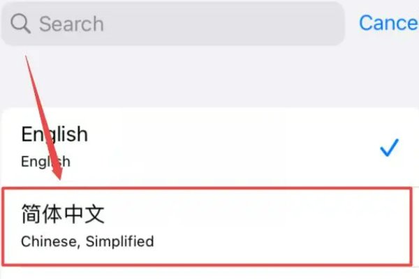 苹果手机怎么调回中文模式