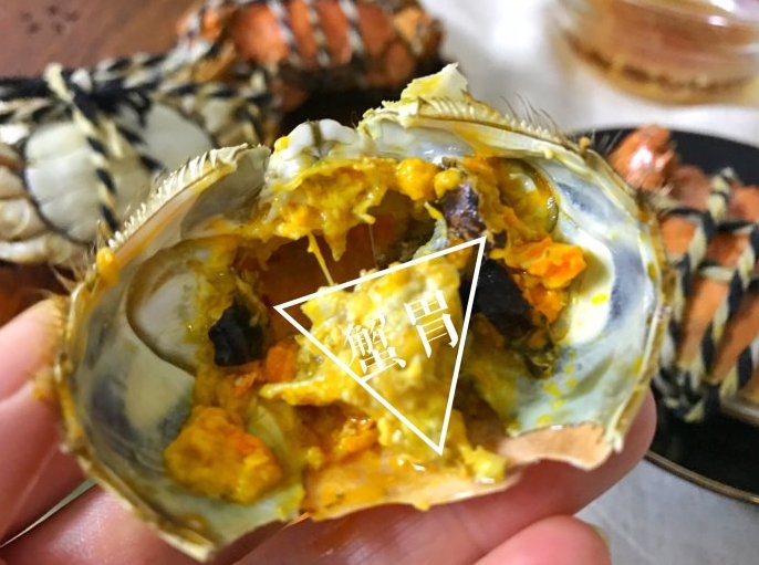 螃蟹哪些部位不能吃图