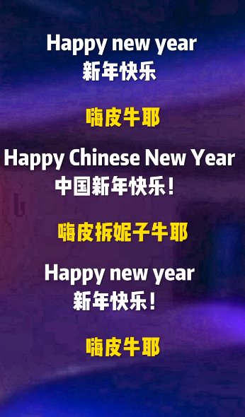 Happy New Year怎么读？