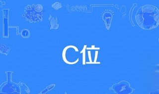 c位是什么意思? 怎么理解网络语言c位