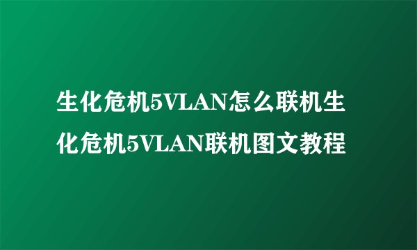 生化危机5VLAN怎么联机生化危机5VLAN联机图文教程