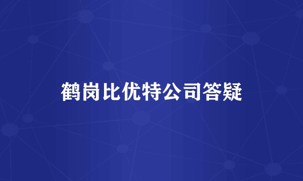 鹤岗比优特公司答疑
