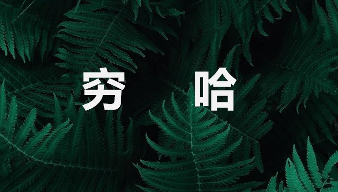 穷哈是啥意思
