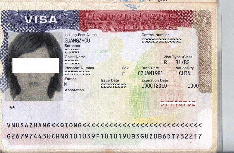 美国的visa number是什么？