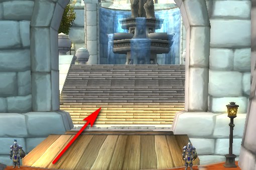 魔兽世界在暴风城怎么去暴风城堡啊,求详细解答