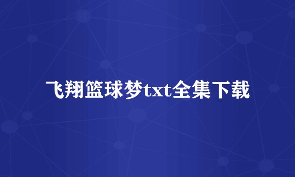 飞翔篮球梦txt全集下载