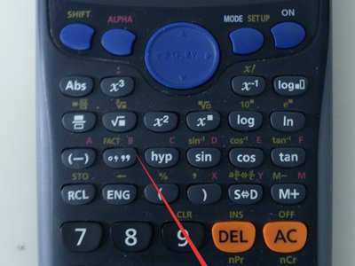 计算器怎么恢复原始状态。？