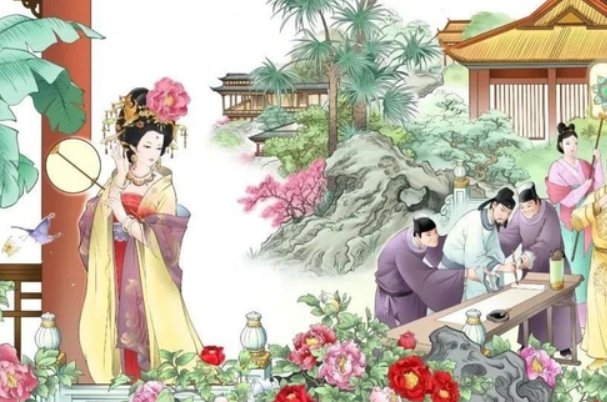 春风露华浓诗句拂槛全诗