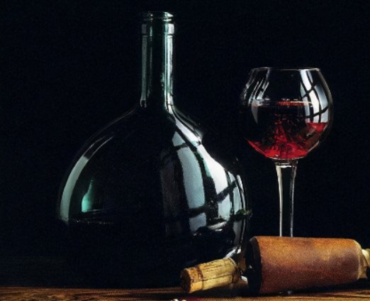 一瓶酒的1/3在什么位置