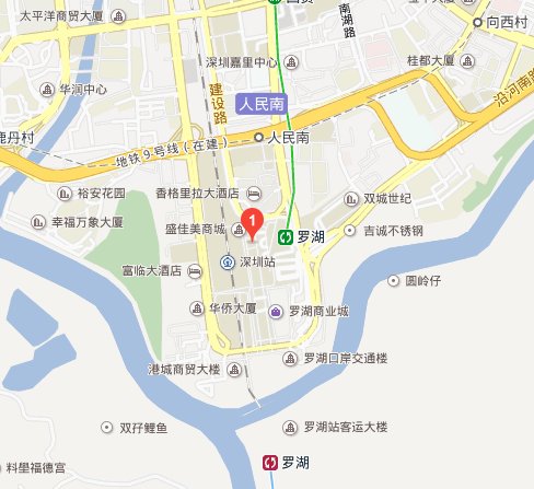 广深和谐号深圳站具体位置在哪里？