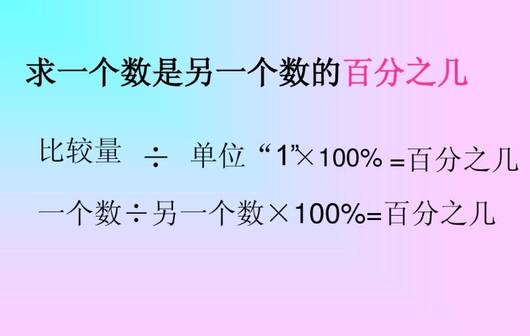 百分之1是多少？