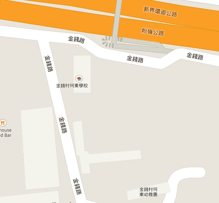 香港,金钱小学什么时位置示意图