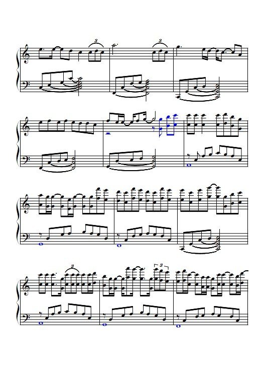 exom张艺兴《眼泪机场》歌谱歌词