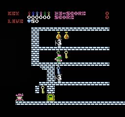 求一个小霸王学习机的游戏名，吃金银铜三种钥匙，分别开三种颜色的门，里边很多机关，不是魔塔，我忘了名了