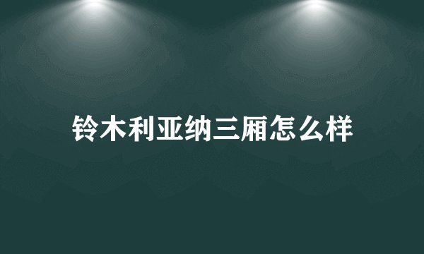 铃木利亚纳三厢怎么样