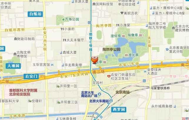 宣武区文化馆的地理位置