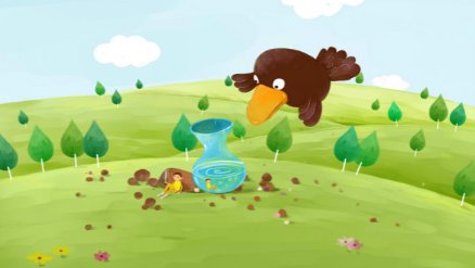 乌鸦还能用什么办法喝到水呢