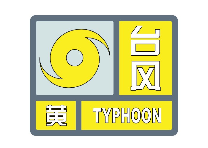 台风颜色排列顺序