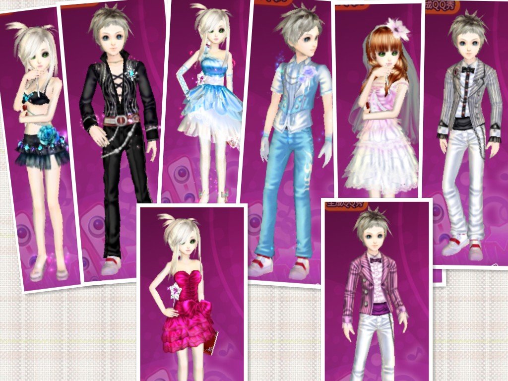 我要在QQ炫舞中结婚,有经验的能不能告诉我都有什么结婚礼服