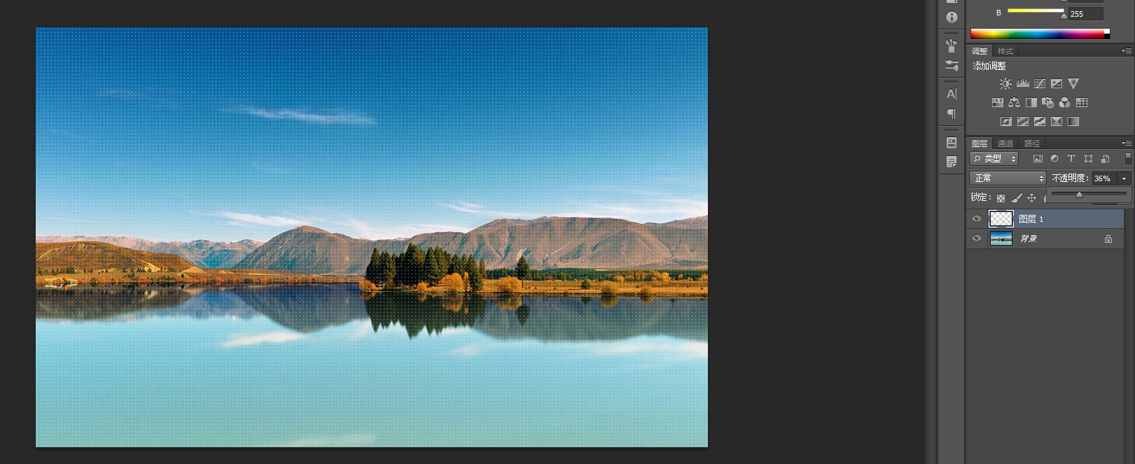 PS求助,请问个图片上的小点点是怎加上去的