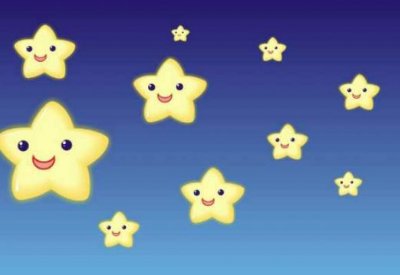 星星快乐地眨眨眼睛就像什么写成比喻句