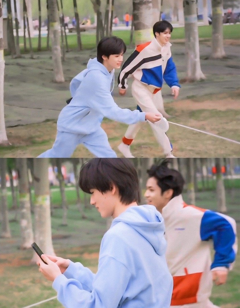 宋亚轩刘耀文遛狗巨搞笑，他们俩还有哪些有趣互动？